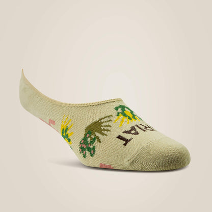 Ariat Great Value | No Slip No Show Sock 2 Pair Multi Color Pack
