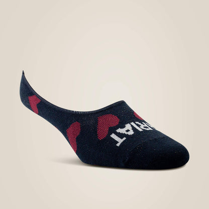 Ariat Great Value | No Slip No Show Sock 2 Pair Multi Color Pack