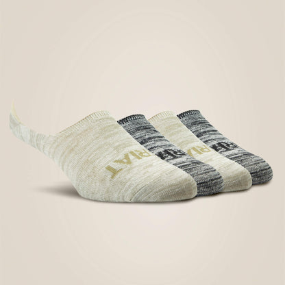 Ariat Top Pick | No Slip No Show Sock 4 Pair Multi Color Pack
