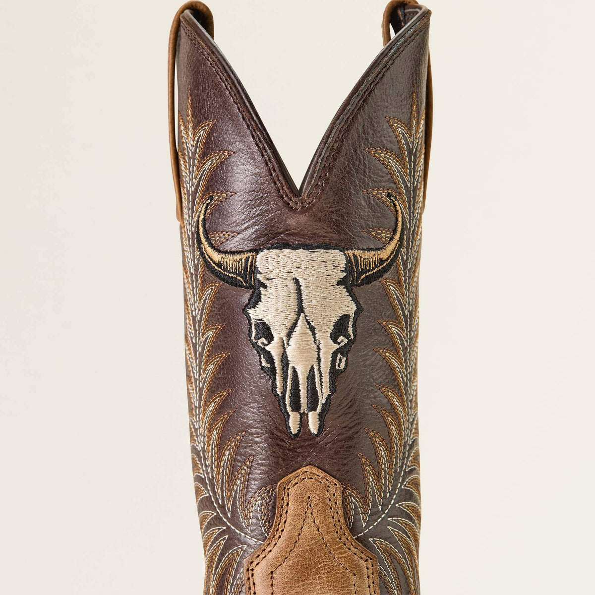 Ariat Premium | Sport Steer Skull Wide Square Toe Cowboy Boot