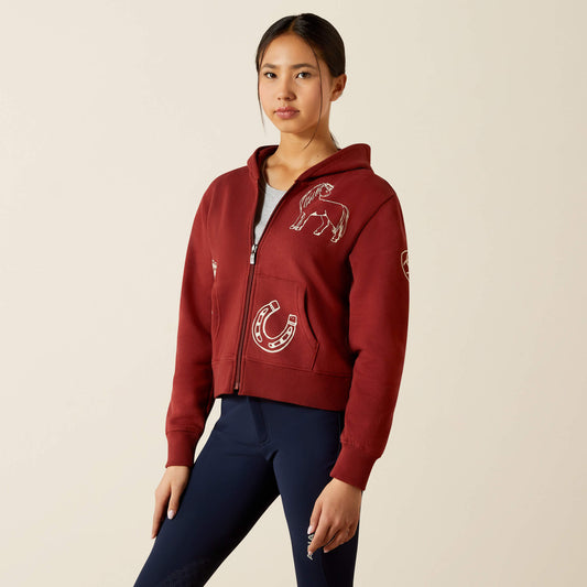 Ariat Discount | Spiffy Full Zip Sweatshirt