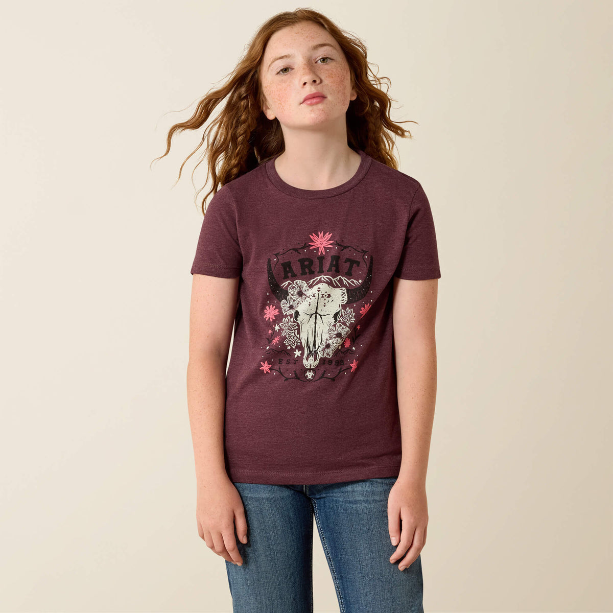 Ariat Special Offer | Ariat Skulls Florals T-Shirt