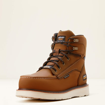 Ariat Best Seller | Rebar Wedge Moc Toe 6" Waterproof Composite Toe Work Boot