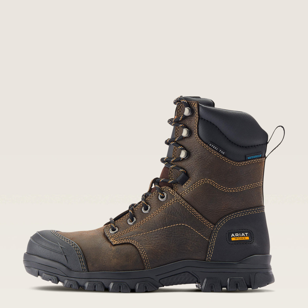 Ariat Great Value | Treadfast 8" Waterproof Steel Toe Work Boot