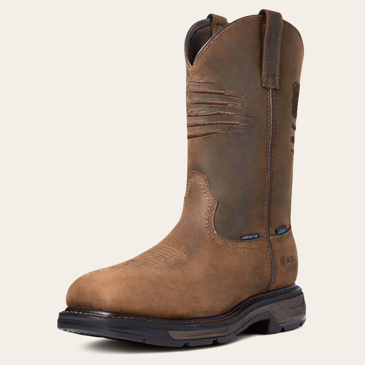 Ariat Best Seller | WorkHog XT Patriot Waterproof Carbon Toe Work Boot