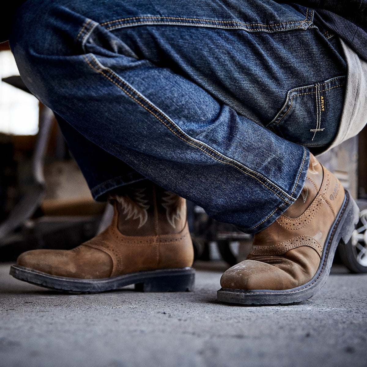 Ariat Quality | Sierra Wide Square Toe Steel Toe Work Boot