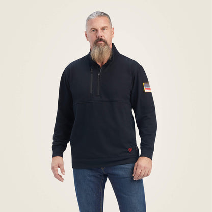 Ariat Best Seller | FR Durastrech Fleece 1/2 Zip Job Shirt