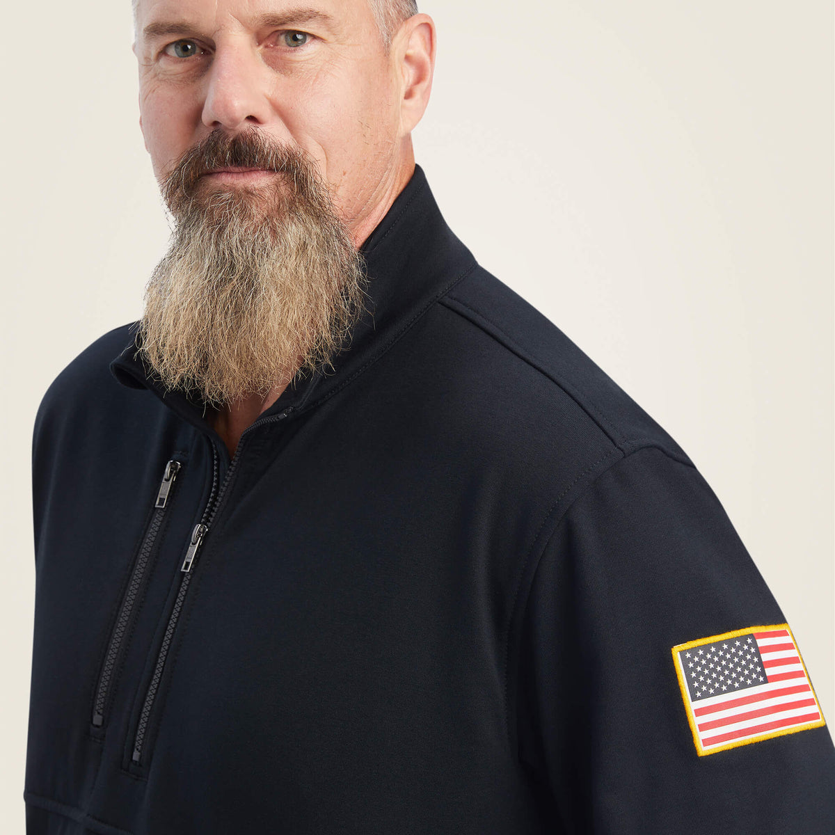 Ariat Best Seller | FR Durastrech Fleece 1/2 Zip Job Shirt