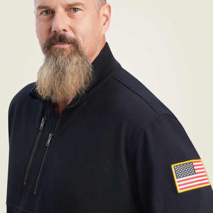 Ariat Best Seller | FR Durastrech Fleece 1/2 Zip Job Shirt
