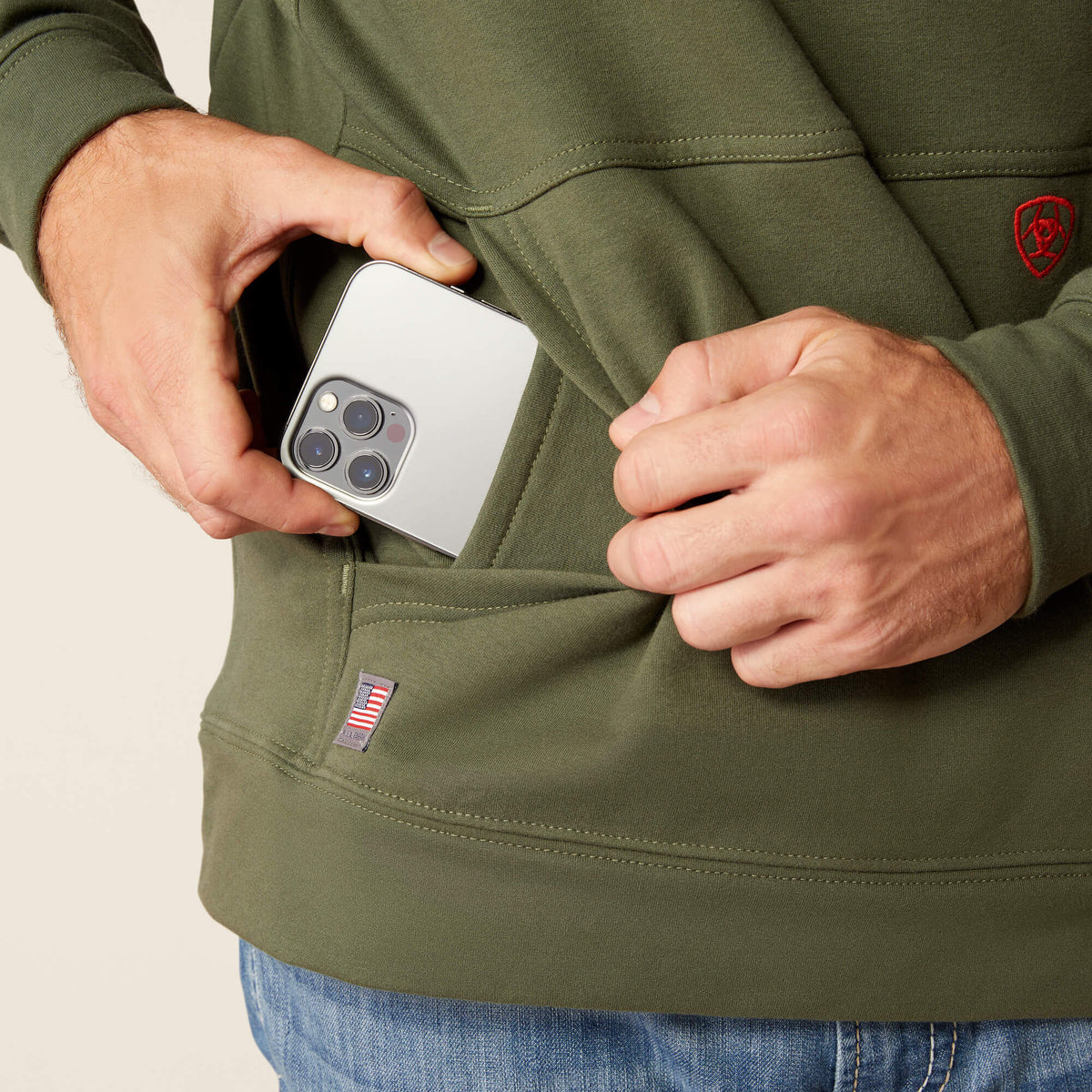 Ariat Best Seller | FR DuraStretch Pullover Hoodie