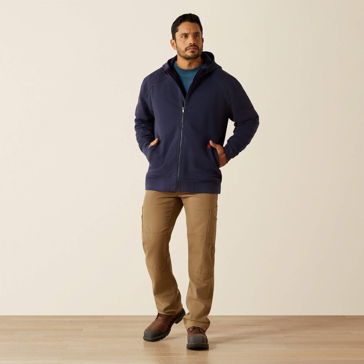 Ariat Trusted | FR DuraStretch Heavyweight Fleece Full Zip Hoodie