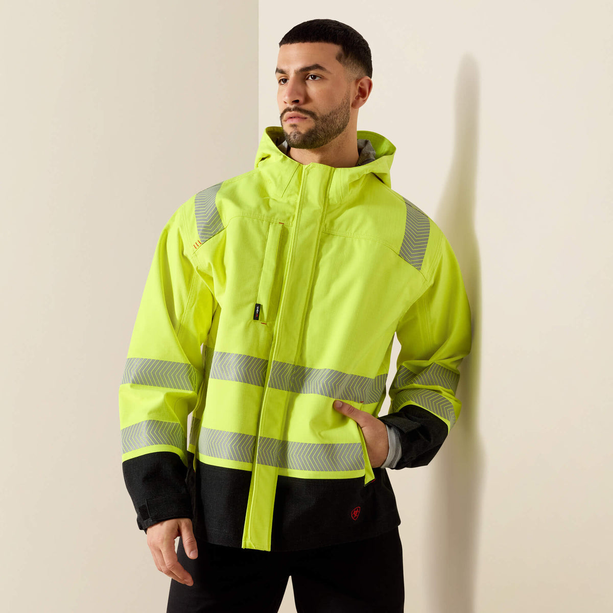 Ariat Trusted | FR Hi-Vis Hooded Waterproof Jacket