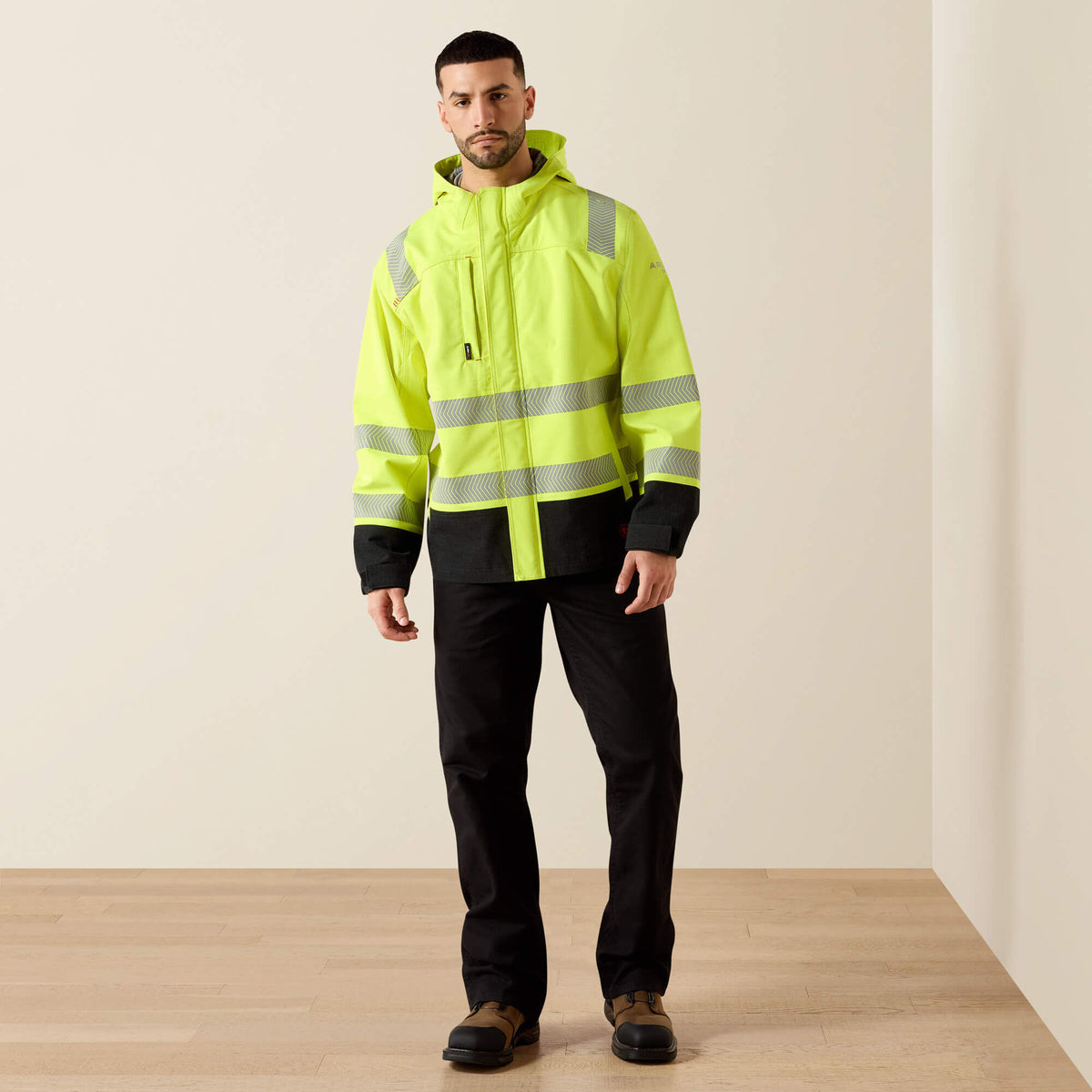Ariat Trusted | FR Hi-Vis Hooded Waterproof Jacket