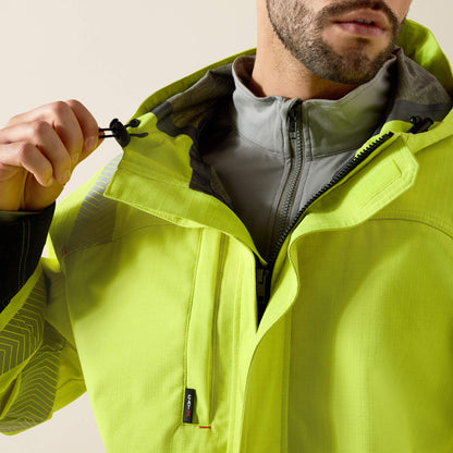 Ariat Trusted | FR Hi-Vis Hooded Waterproof Jacket