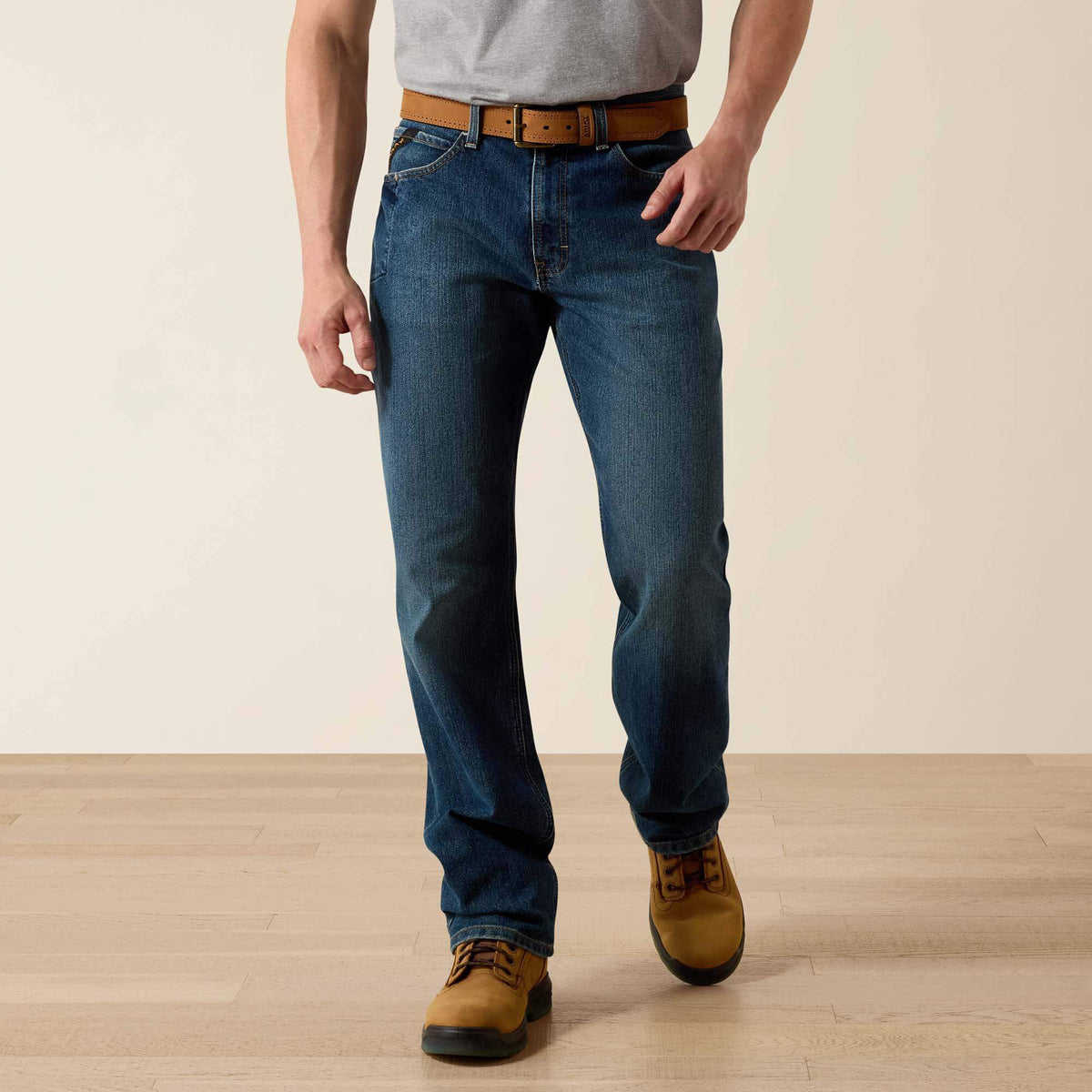 Ariat Hot Sale | Rebar M3 Loose DuraStretch Basic Stackable Straight Leg Jean