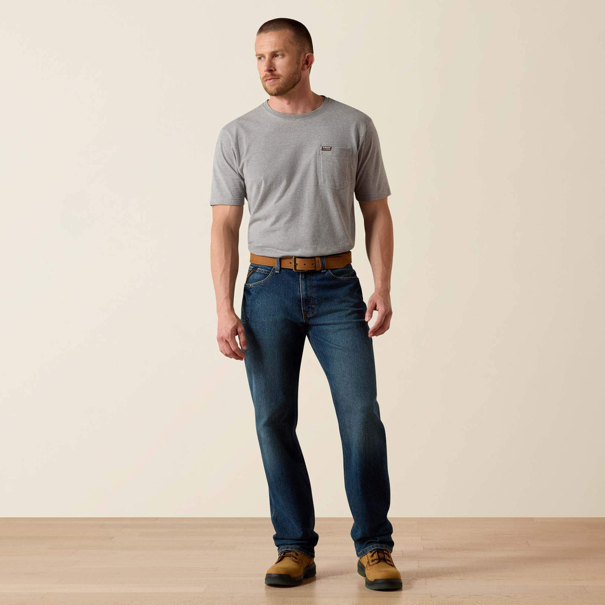 Ariat Hot Sale | Rebar M3 Loose DuraStretch Basic Stackable Straight Leg Jean
