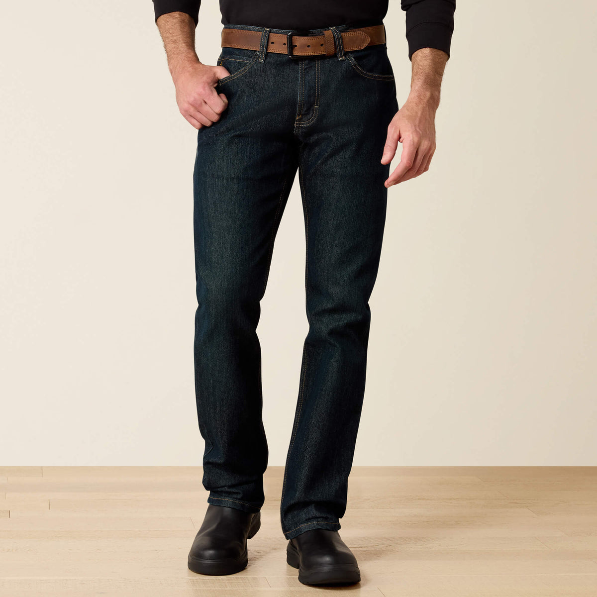 Ariat Quality | Rebar M7 Slim DuraStretch Basic Stackable Straight Leg Jean