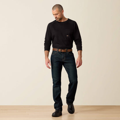 Ariat Quality | Rebar M7 Slim DuraStretch Basic Stackable Straight Leg Jean