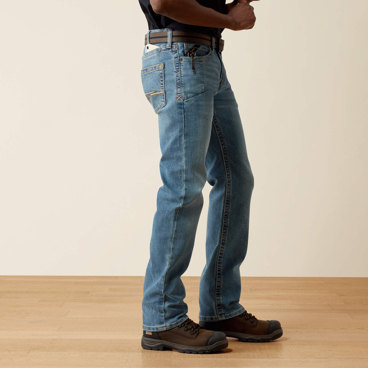 Ariat Great Value | Rebar M7 Slim Rail DuraStretch Straight Leg Jeans