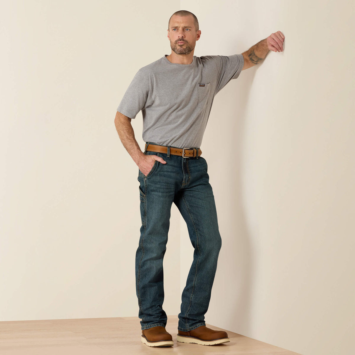 Ariat Latest | Rebar M7 Slim DuraStretch Workhorse Straight Leg Jean