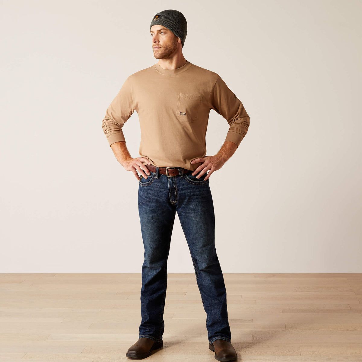 Ariat Deals | Rebar M4 Relaxed Rail DuraStretch Boot Cut Jeans