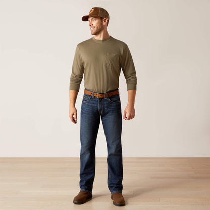 Ariat Essential | Rebar M5 Straight Rail DuraStretch Straight Leg Jeans