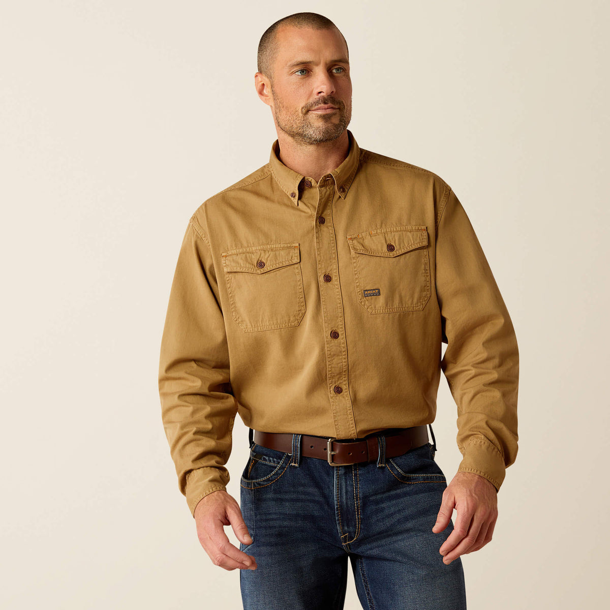 Ariat Exclusive | Rebar Washed Twill Work Shirt
