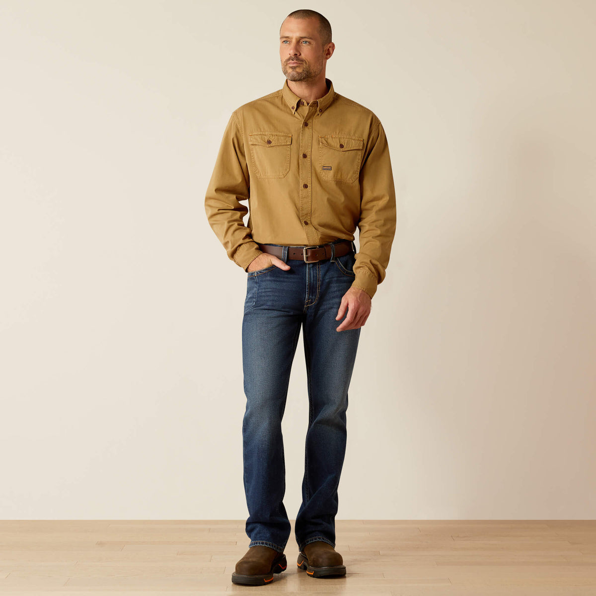 Ariat Exclusive | Rebar Washed Twill Work Shirt