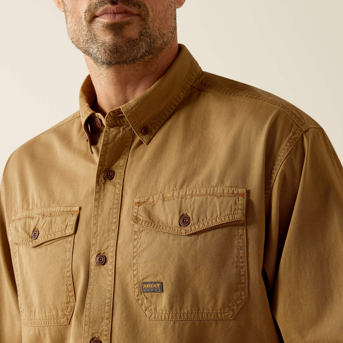 Ariat Exclusive | Rebar Washed Twill Work Shirt