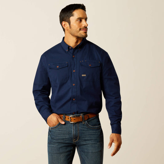 Ariat Popular | Rebar Washed Twill Work Shirt