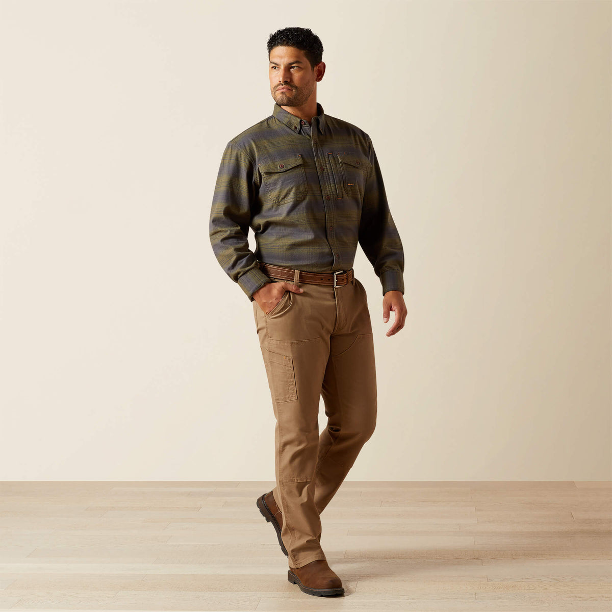 Ariat Trusted | Rebar Flannel DuraStretch Work Shirt