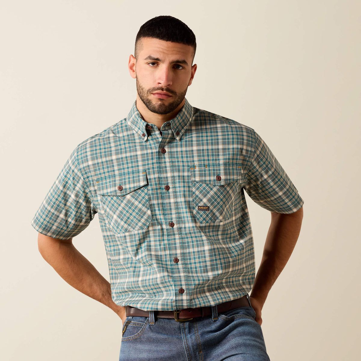 Ariat Best Seller | Rebar Made Tough DuraStretch Work Shirt