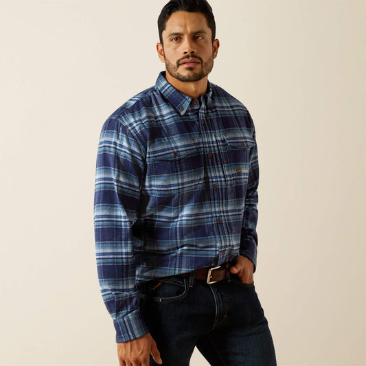 Ariat New | Rebar Flannel DuraStretch Work Shirt