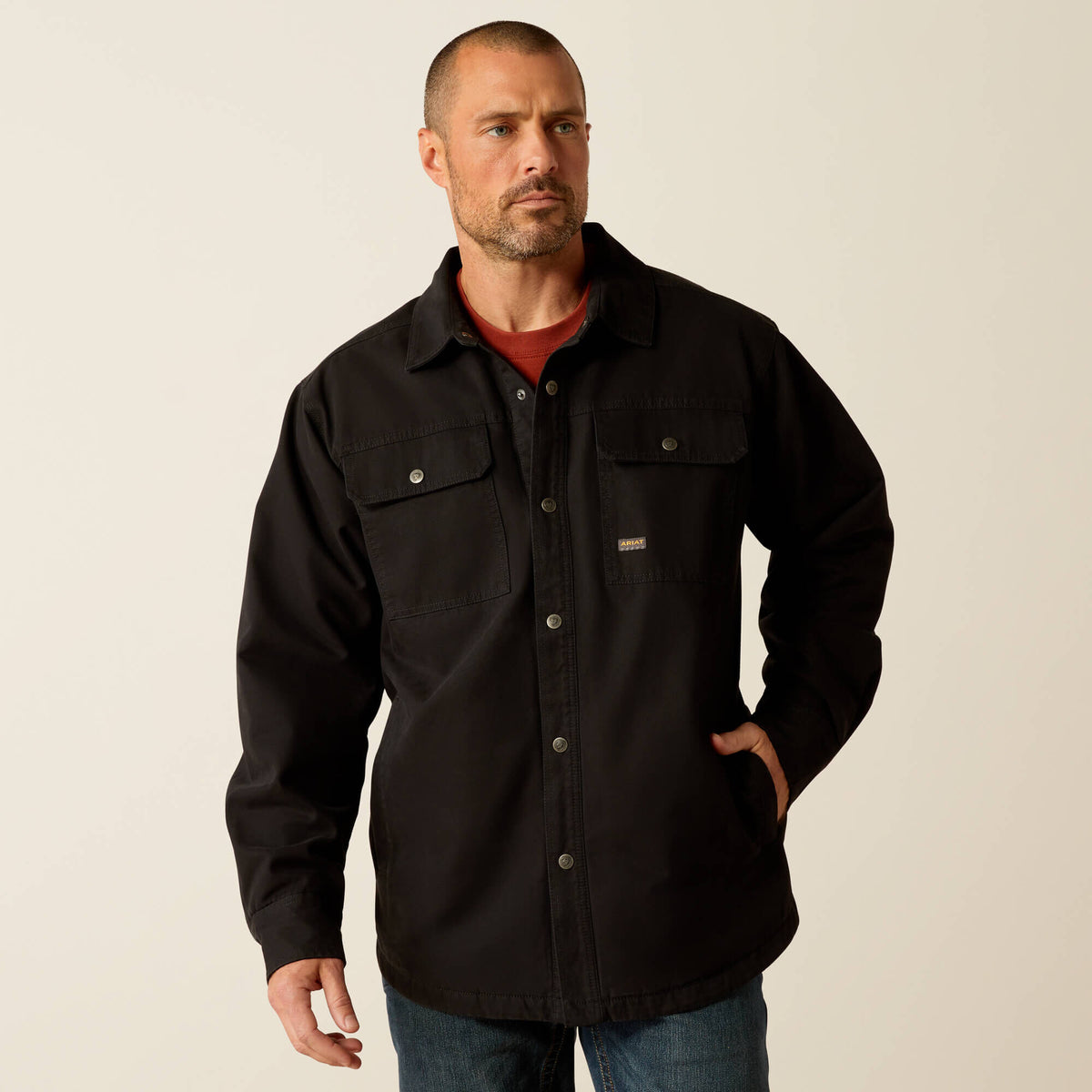 Ariat Best Price | Rebar Canvas Shirt Jacket