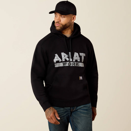 Ariat Quality | Rebar Lightweight Duct Logo Hoodie