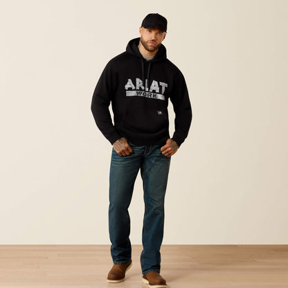 Ariat Quality | Rebar Lightweight Duct Logo Hoodie