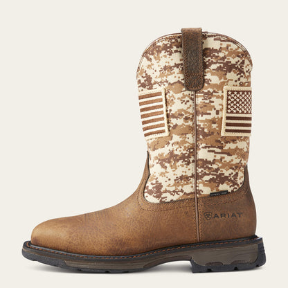 Ariat Best Seller | WorkHog Patriot Steel Toe Work Boot