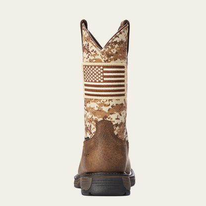 Ariat Best Seller | WorkHog Patriot Steel Toe Work Boot