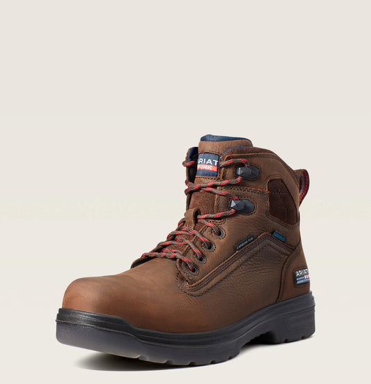 Ariat Discount | Turbo 6" USA Assembled Waterproof Carbon Toe Work Boot