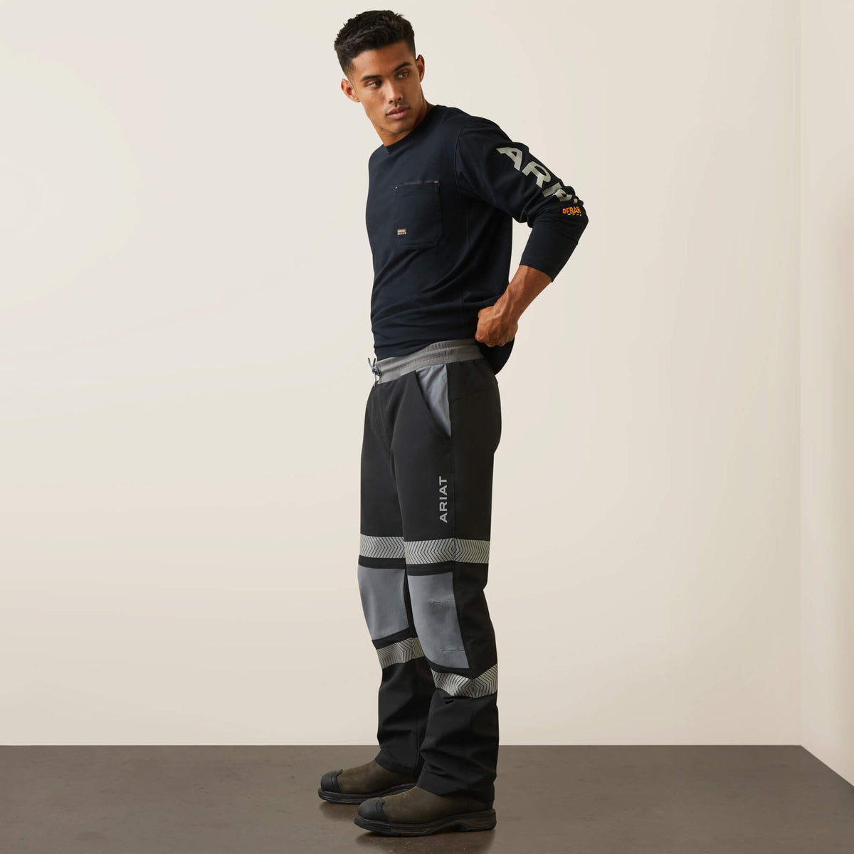 Ariat Great Value | Rebar Hi-Vis Pull-On DuraStretch Straight Leg Pants