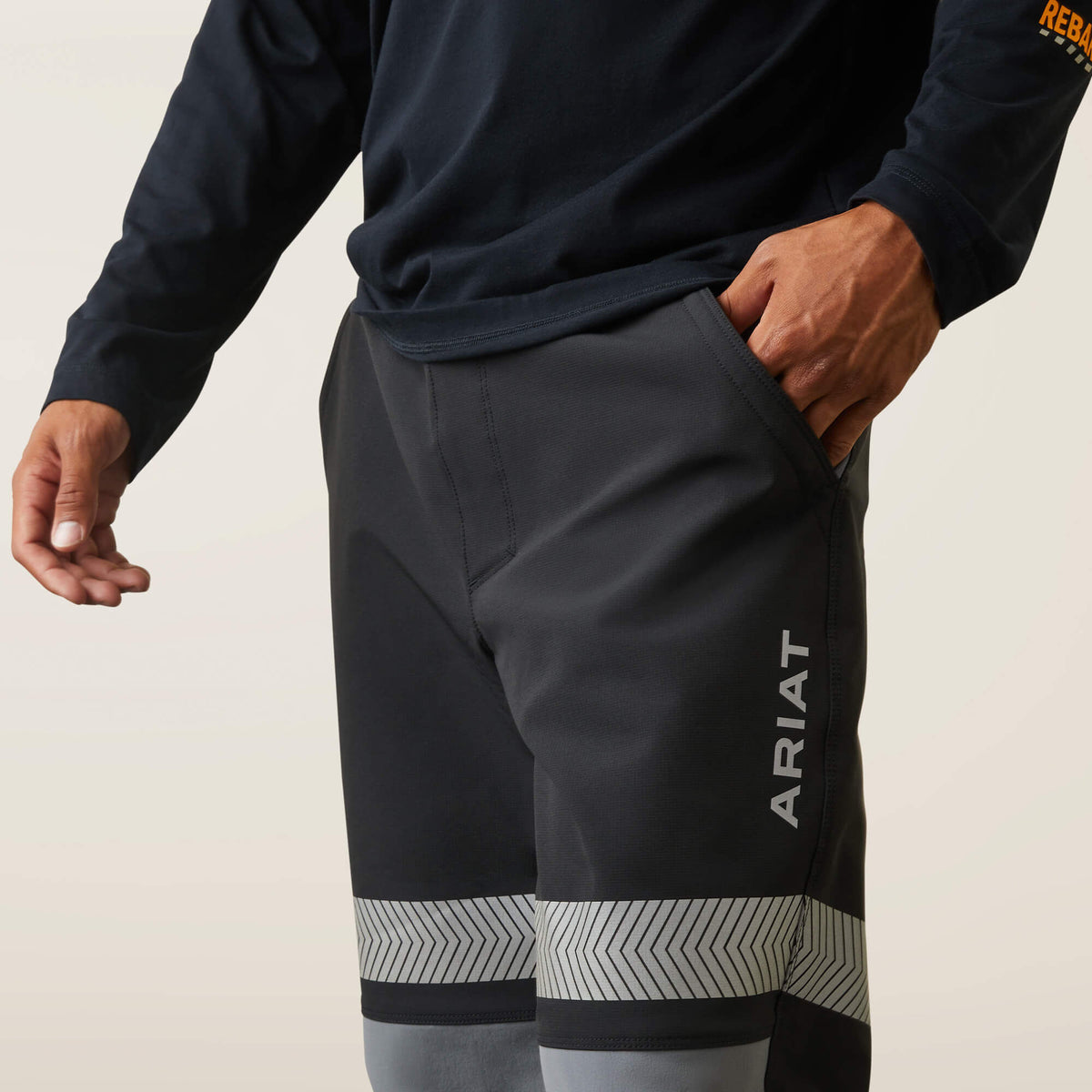 Ariat Great Value | Rebar Hi-Vis Pull-On DuraStretch Straight Leg Pants