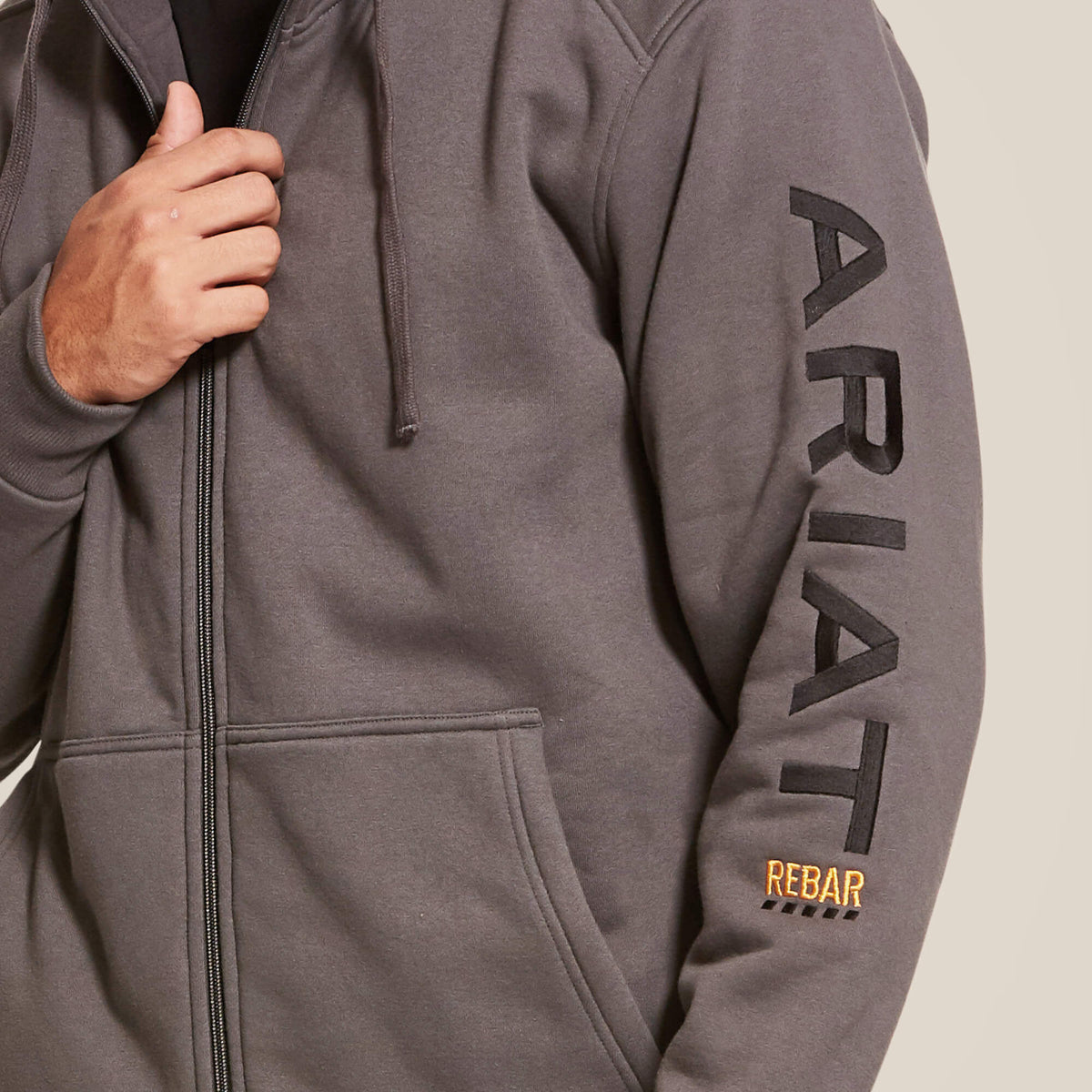 Ariat Value | Rebar All-Weather Full Zip Hoodie
