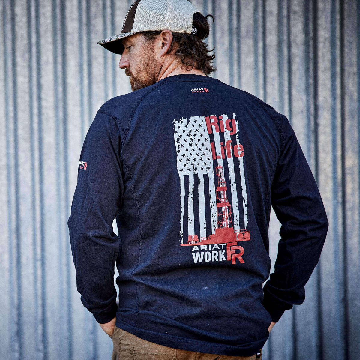 Ariat Hot Sale | FR Air Rig Life Graphic T-Shirt