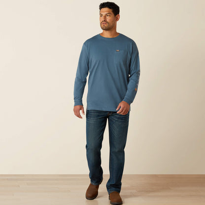 Ariat Popular | Rebar Cotton Strong Standard Logo Pocket T-Shirt