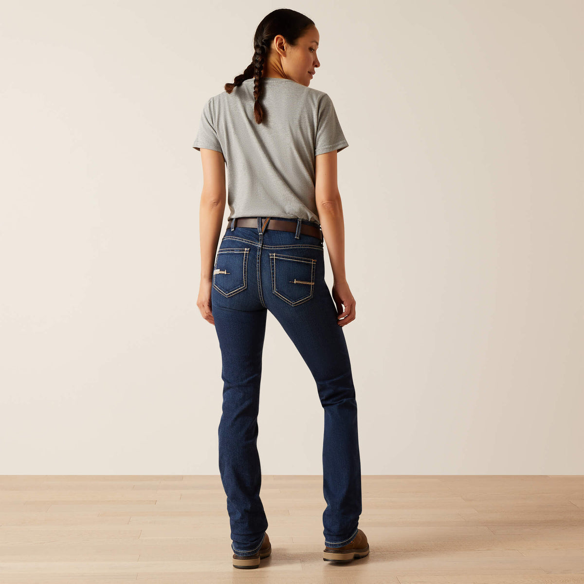 Ariat Latest | Rebar PR DuraStretch Riveter Double Front Straight Jean