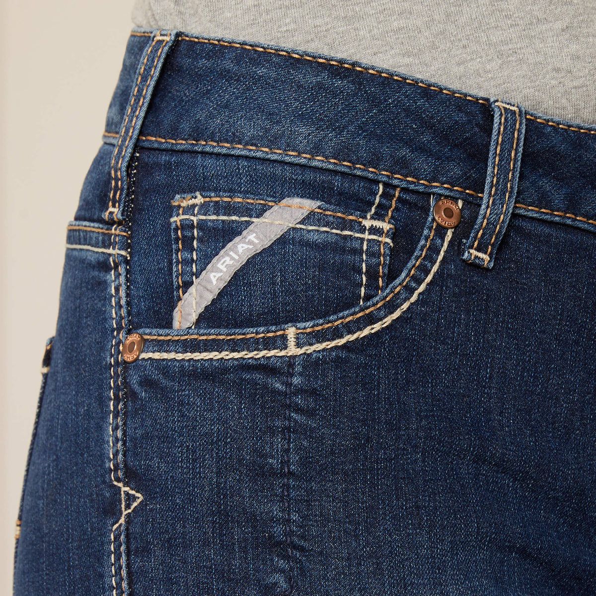 Ariat Latest | Rebar PR DuraStretch Riveter Double Front Straight Jean