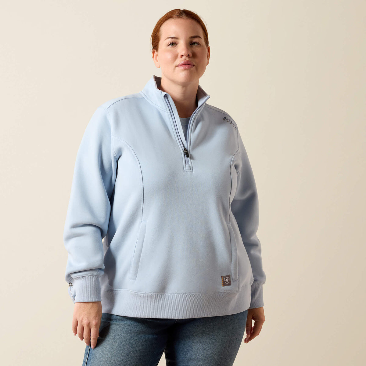 Ariat Customer Favorite | Rebar Lightweight Mock 1/2 Zip Sweatshirt