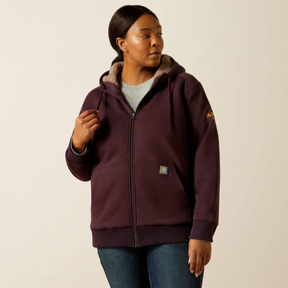 Ariat Classic | Rebar All-Weather Sherpa Full Zip Hoodie
