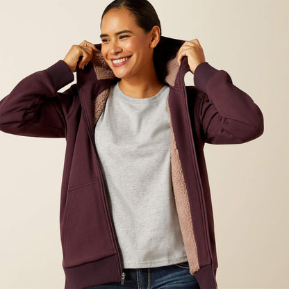Ariat Classic | Rebar All-Weather Sherpa Full Zip Hoodie