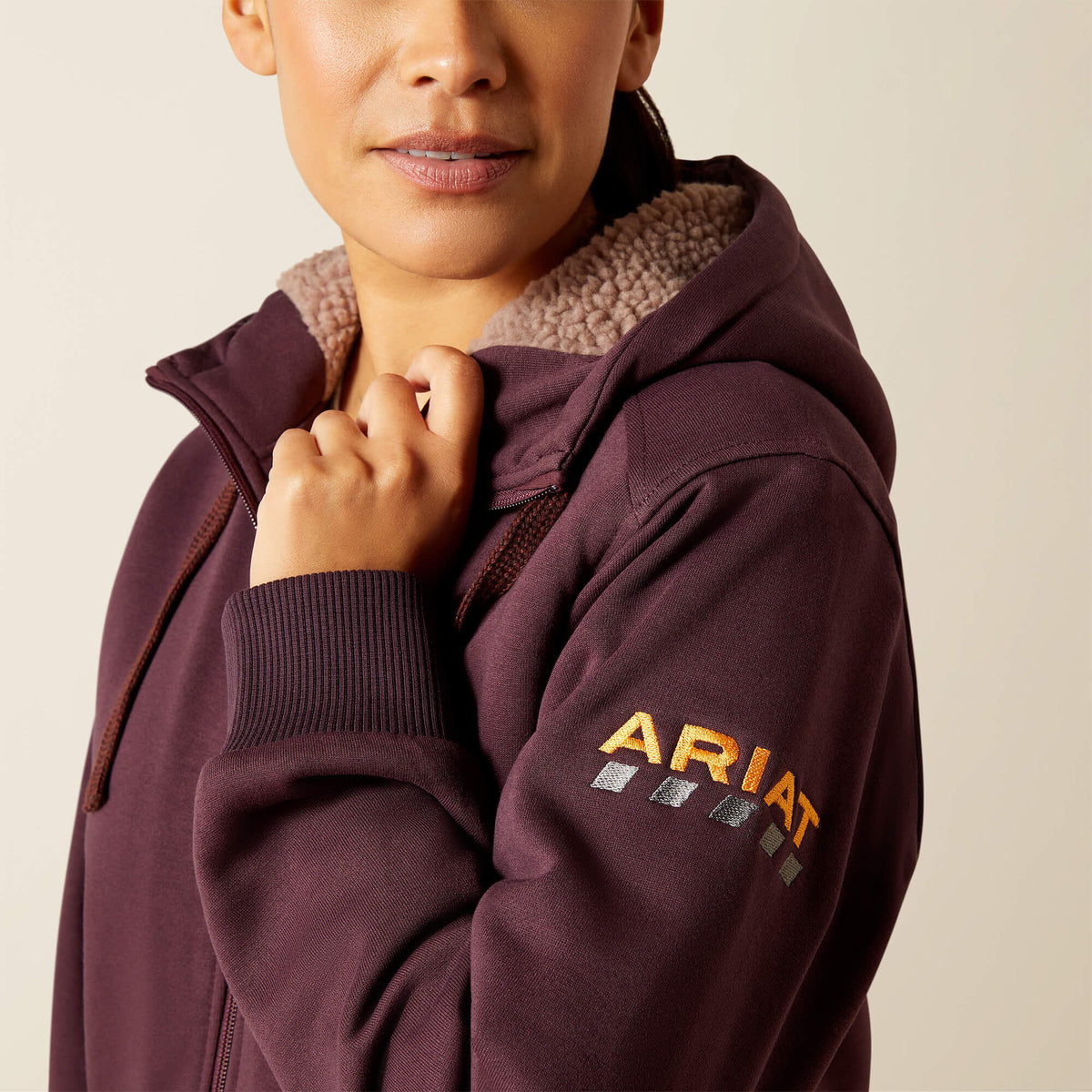 Ariat Classic | Rebar All-Weather Sherpa Full Zip Hoodie